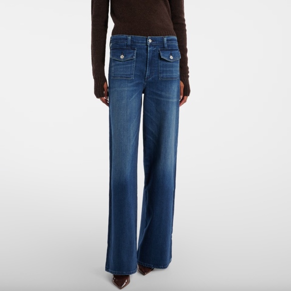 Citizens Of Humanity Denim - Citizens of Humanity Raven Patch Pocket Wide Leg Jeans Regency
